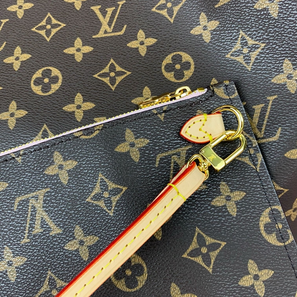 ルイヴィトンバッグ角部分ディテール